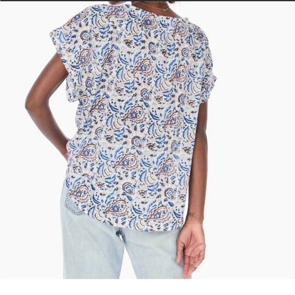 Xirena Tessa Top White Mosaic Medium - Picture 3 of 14